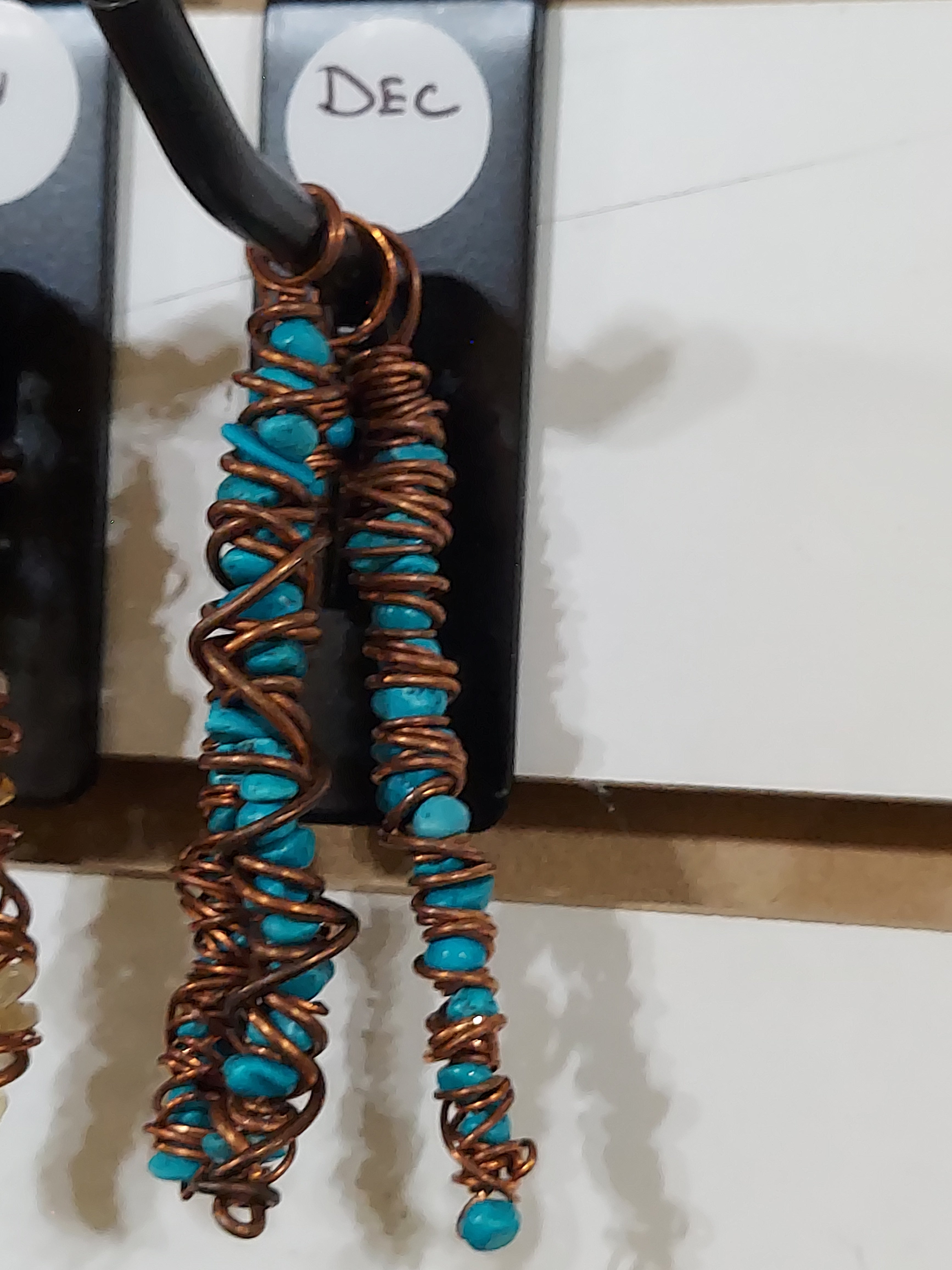 December Pendant on Necklace Rope