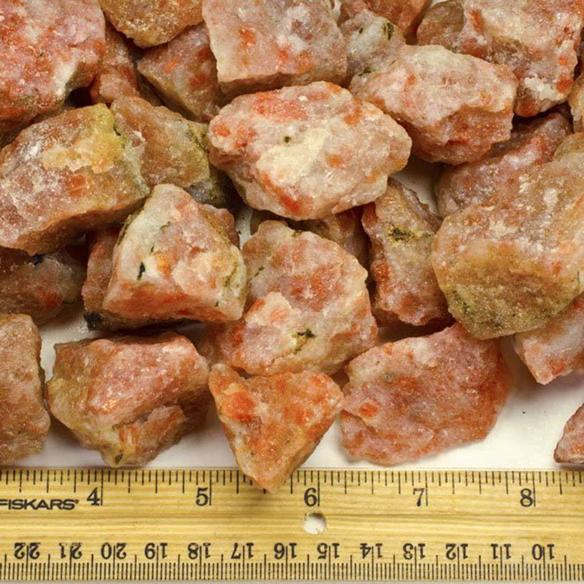 Rough Orange Sunstone- India - Raw Natural Stones