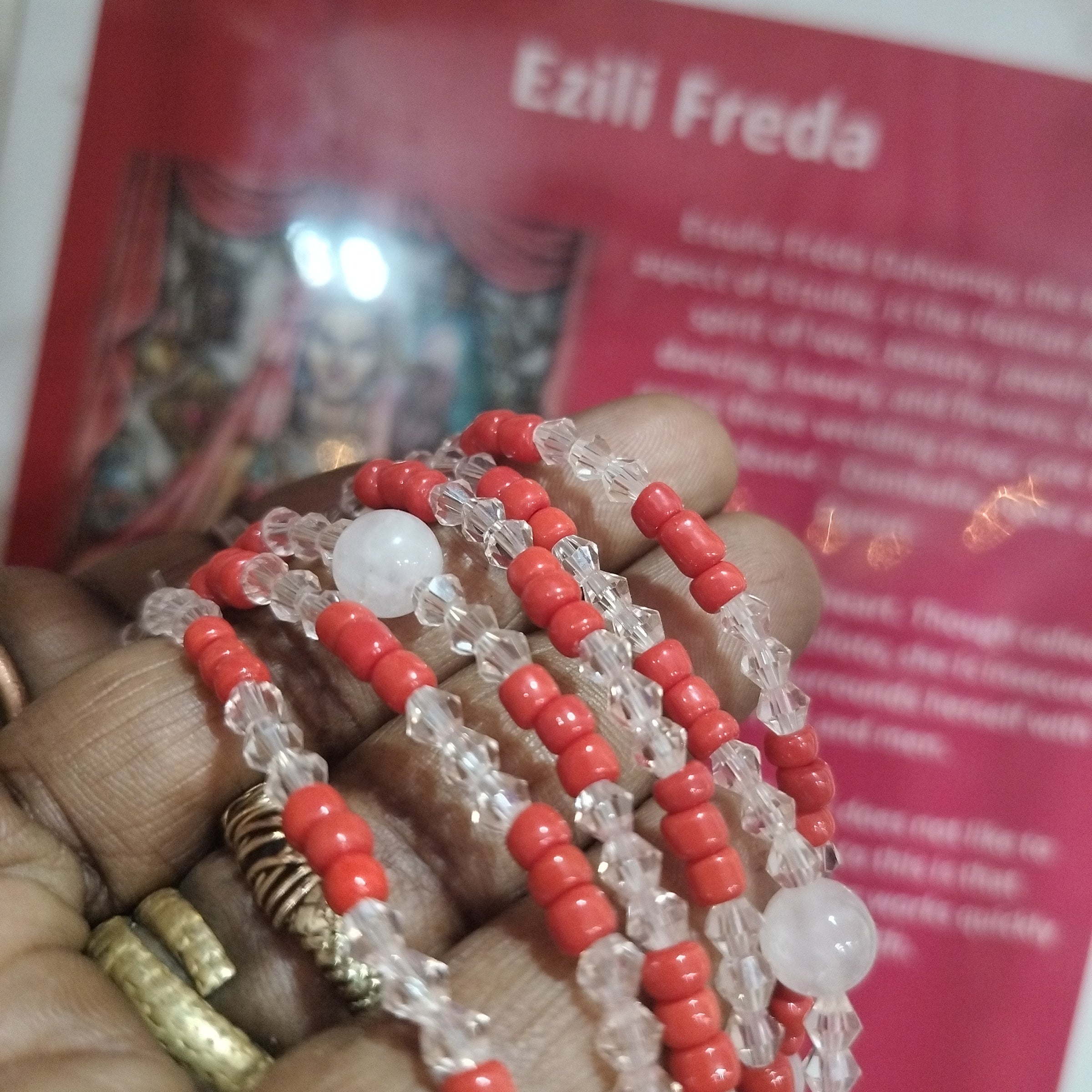 Lwa Bracelet: EZILI FREDA / ERZULIE FREDA