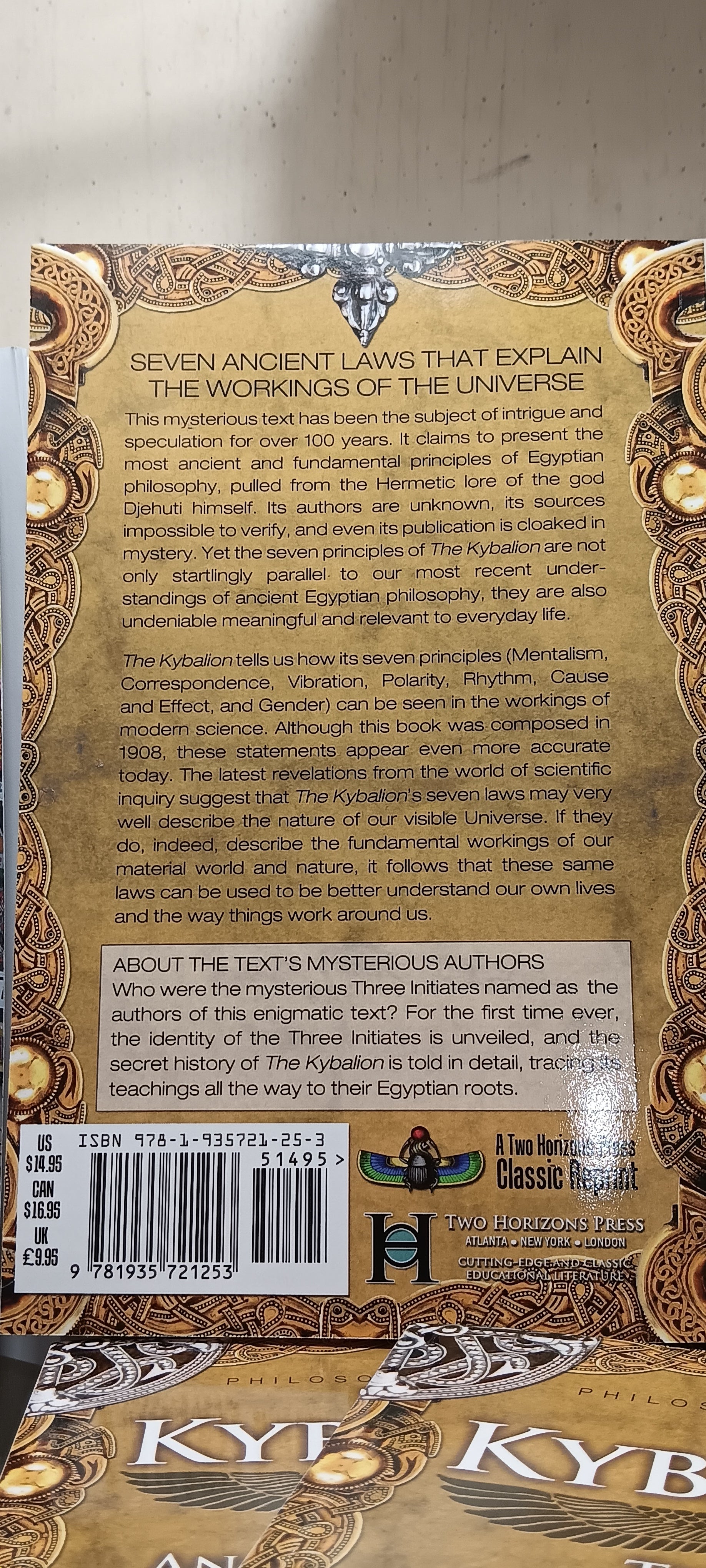 Book: The Kybalion: The 7 Ancient Principles