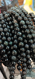 Obsidian beads