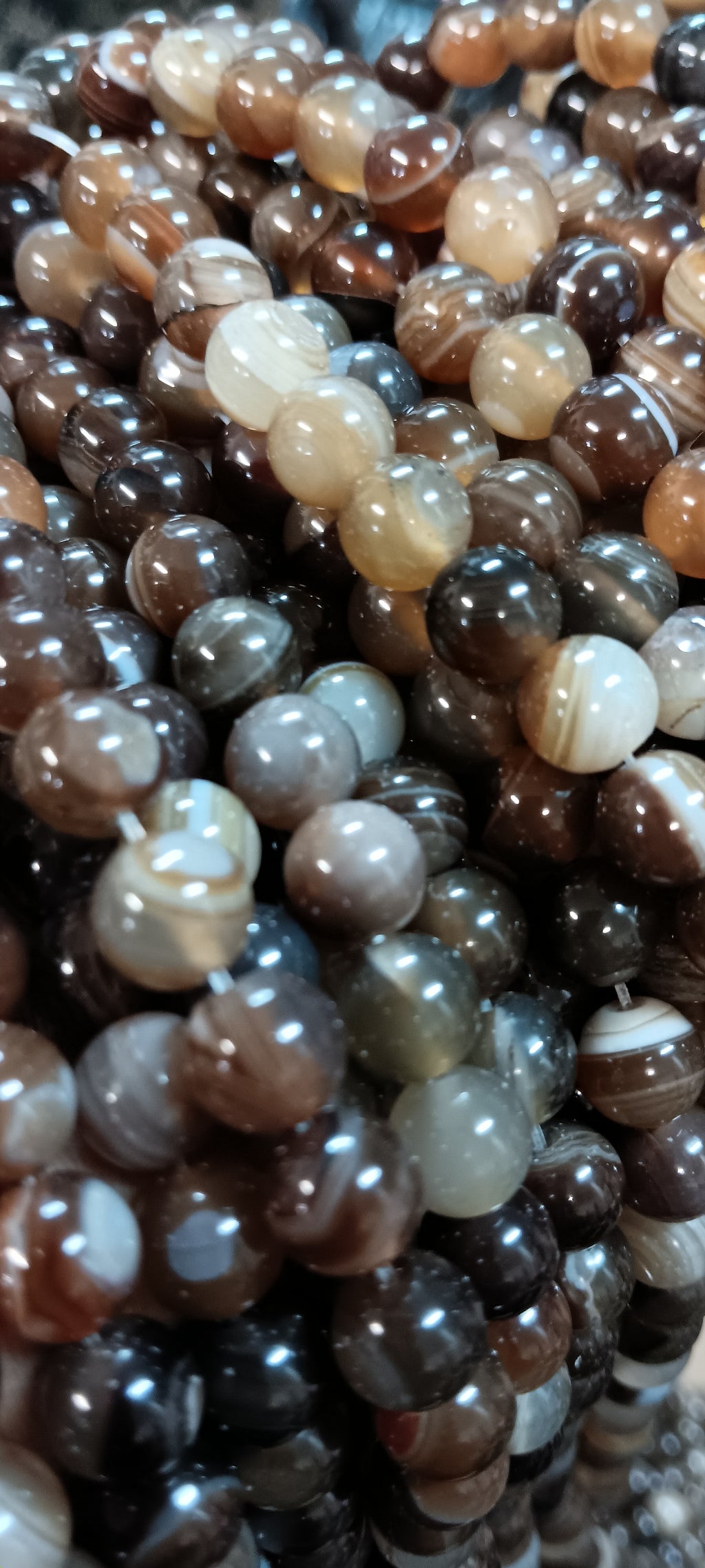 Beads: Brown Agate