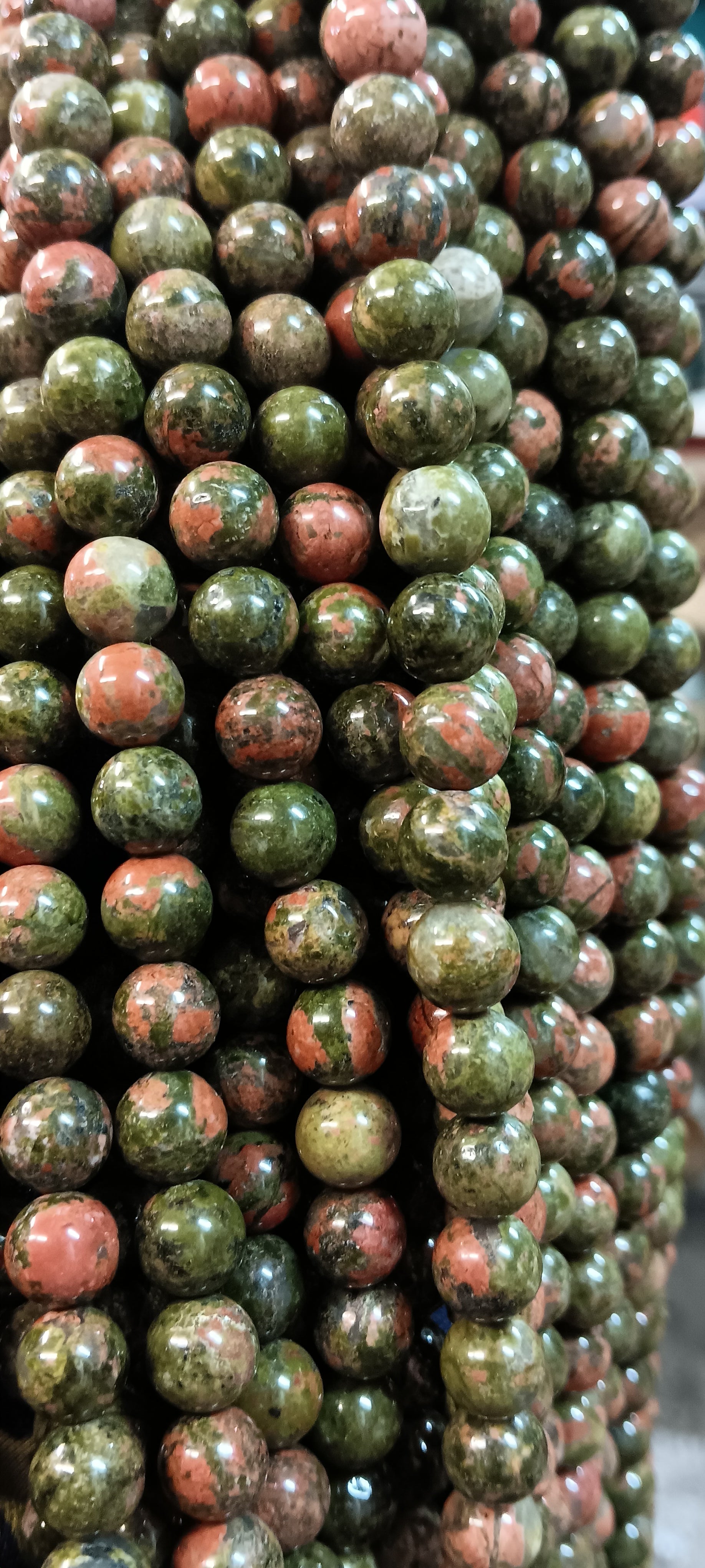 Beads: Unakite 8mm