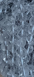 Beads: Clear Quartz Crystal 8mm