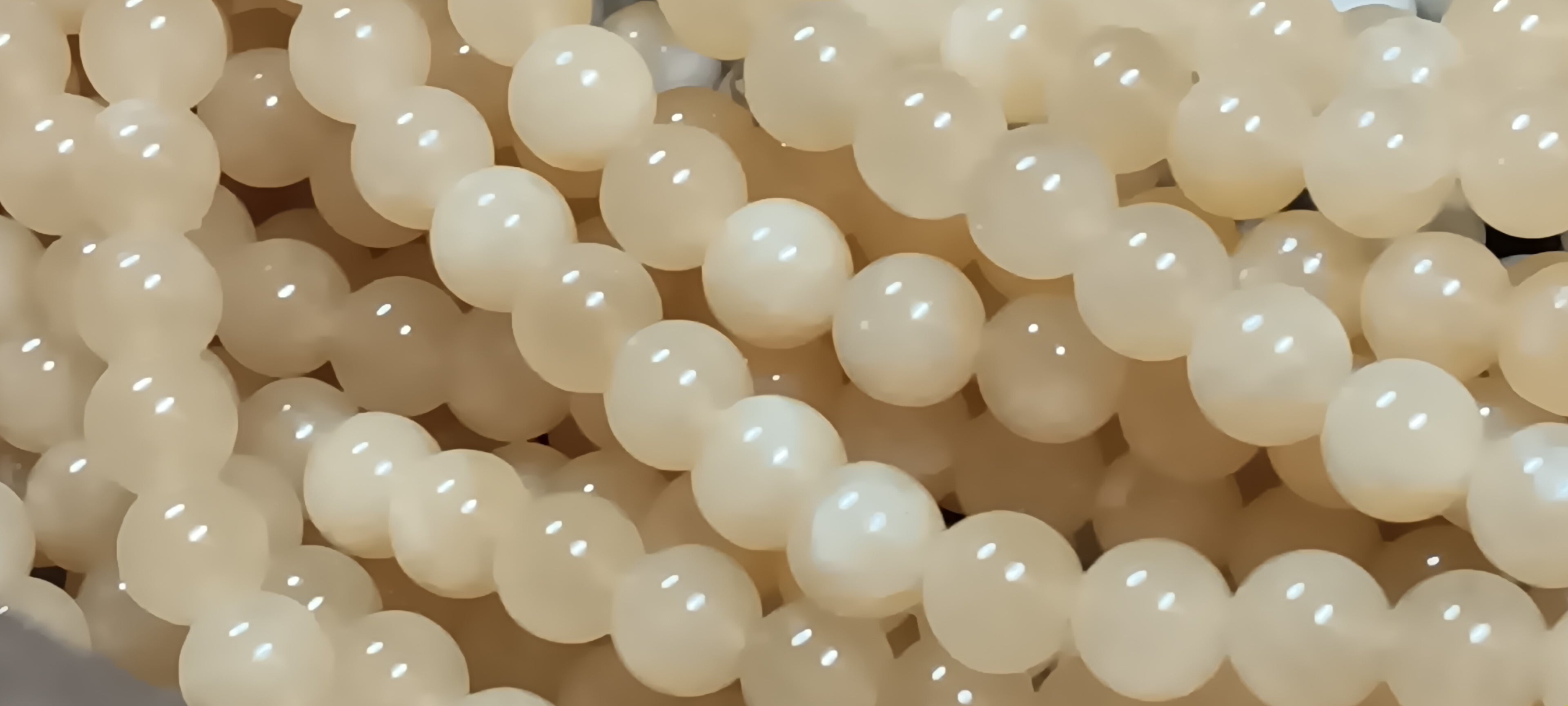 Beads:  Yellow Calcite
