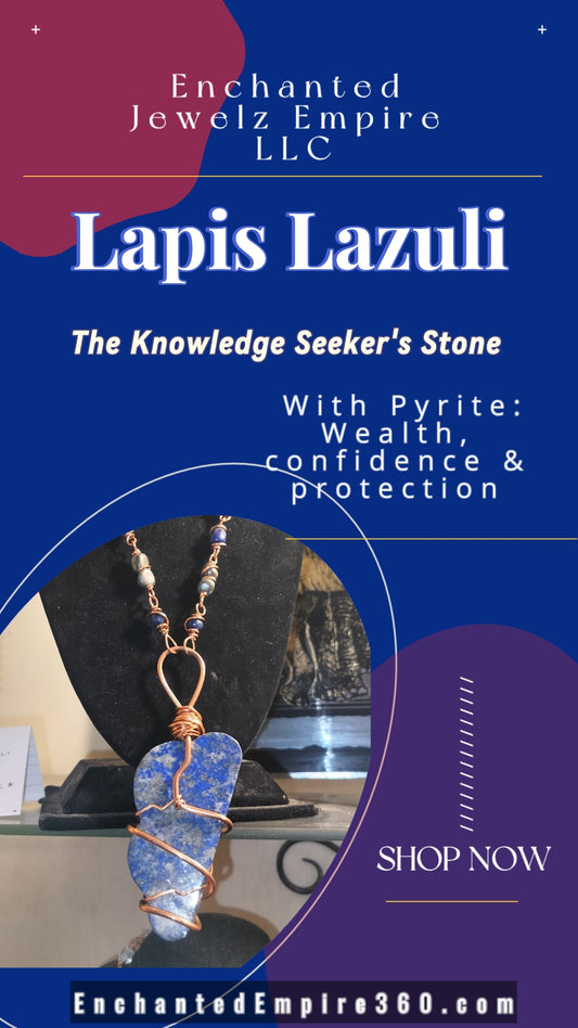 Lapis Lazuli copper necklace