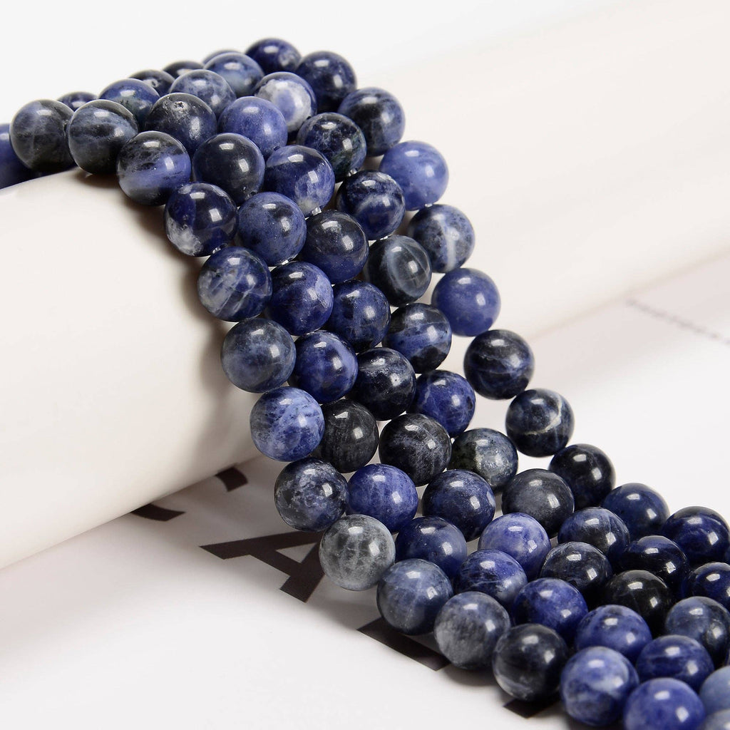 Sodalite Round Beads 15.5" Strand: 8mm