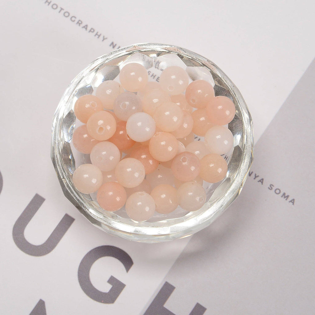 Pink Aventurine Round Beads  15.5" Strand: 8mm