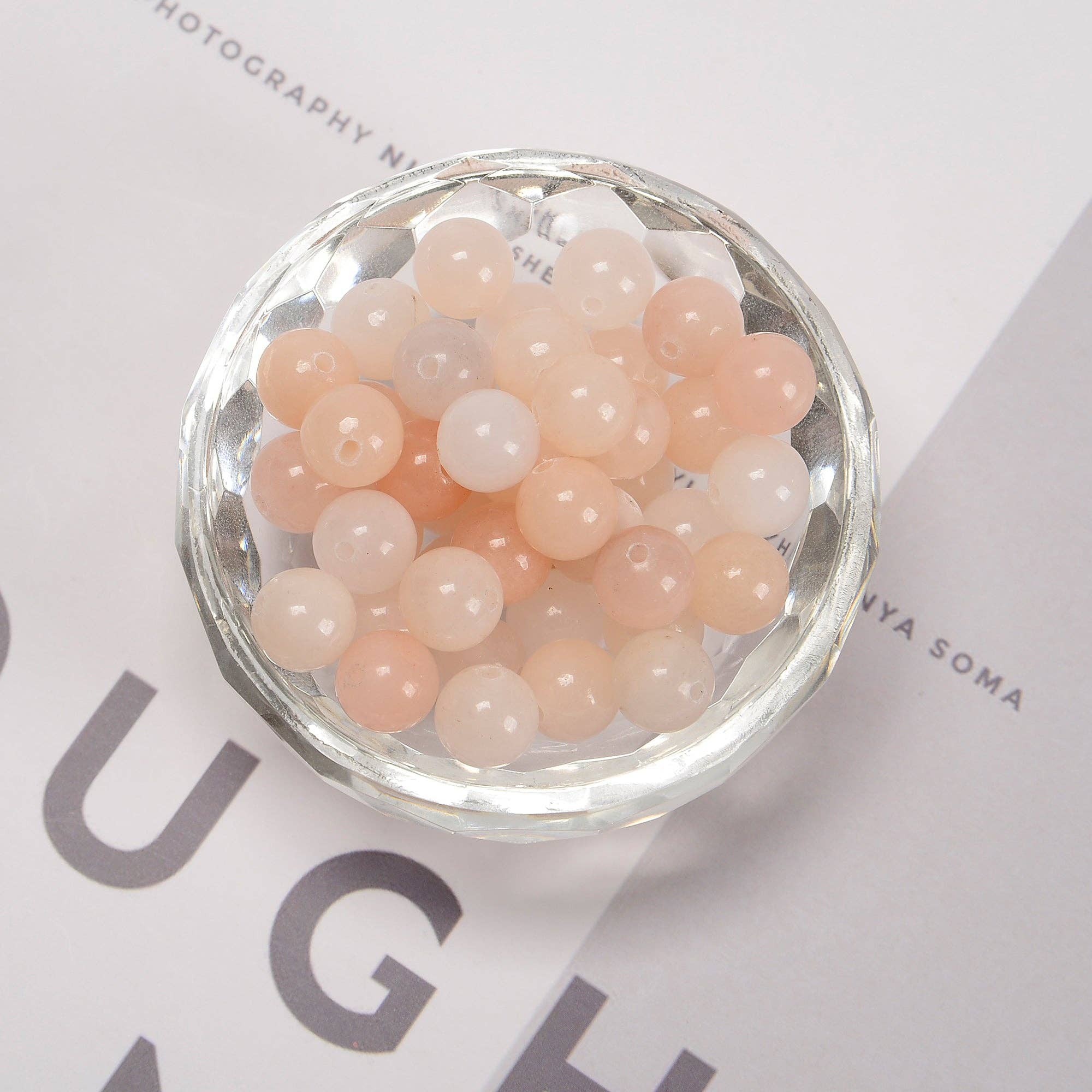 Pink Aventurine Round Beads  15.5" Strand: 8mm