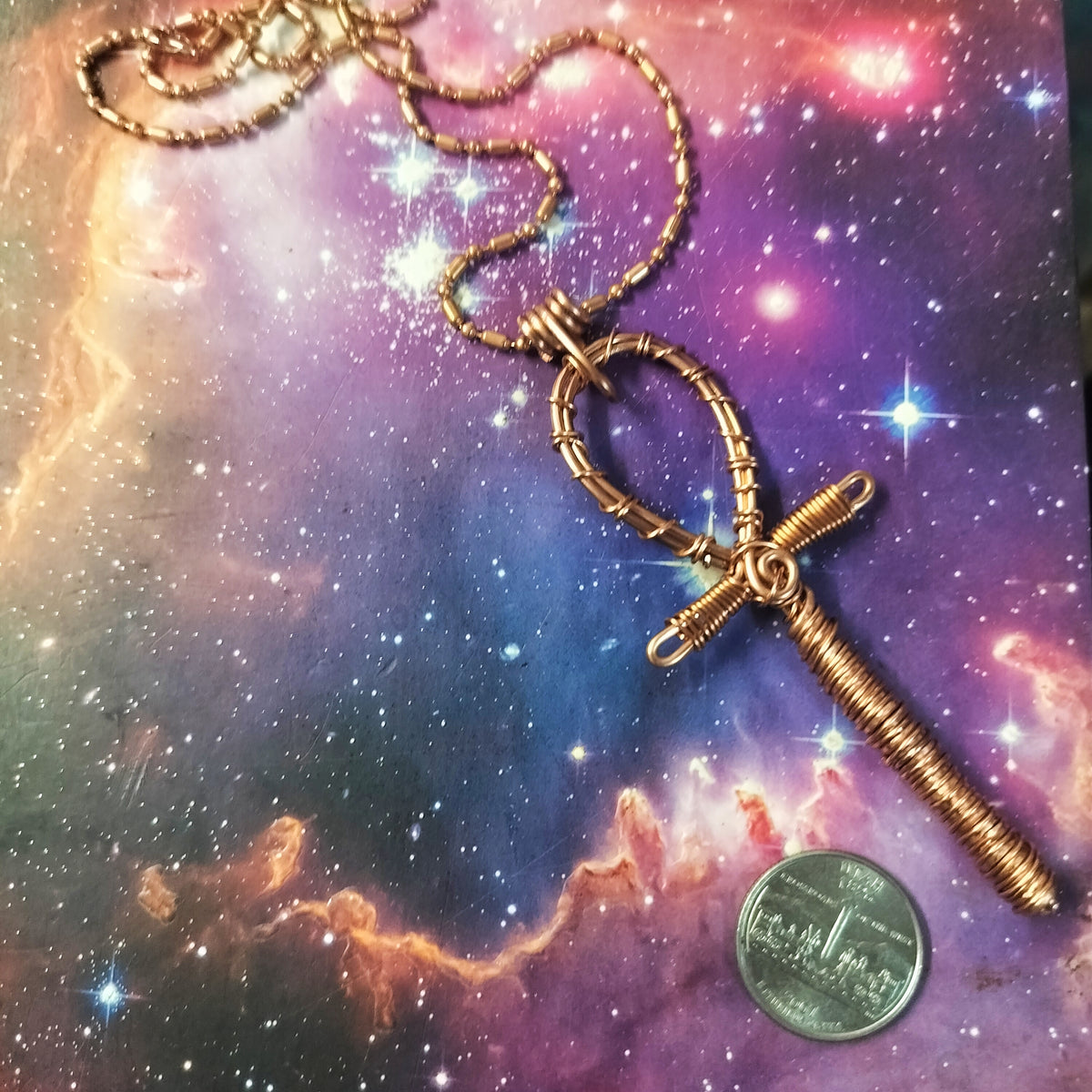 Copper Ankh Necklace