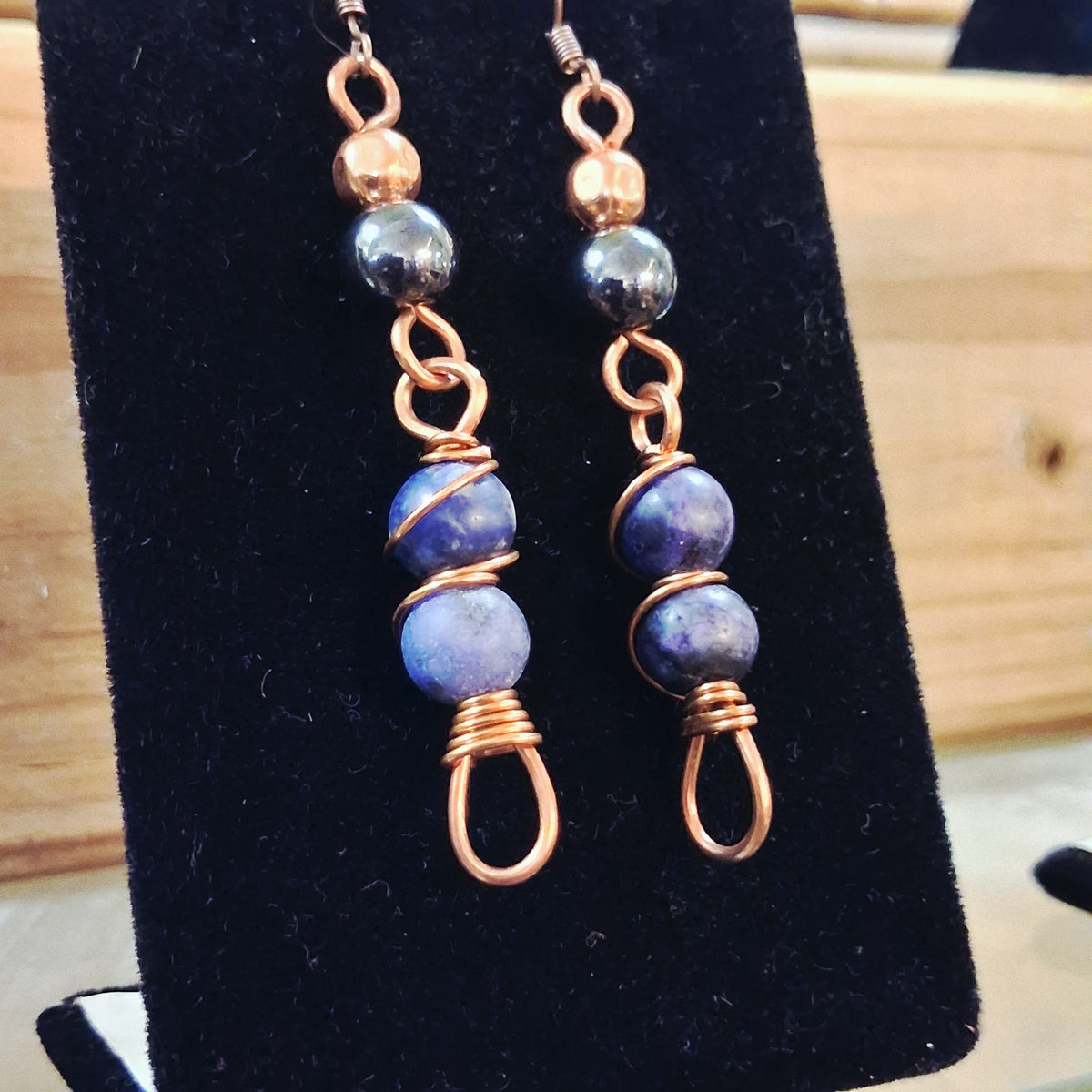 Sodalite & Lapis Lazuli Earrings