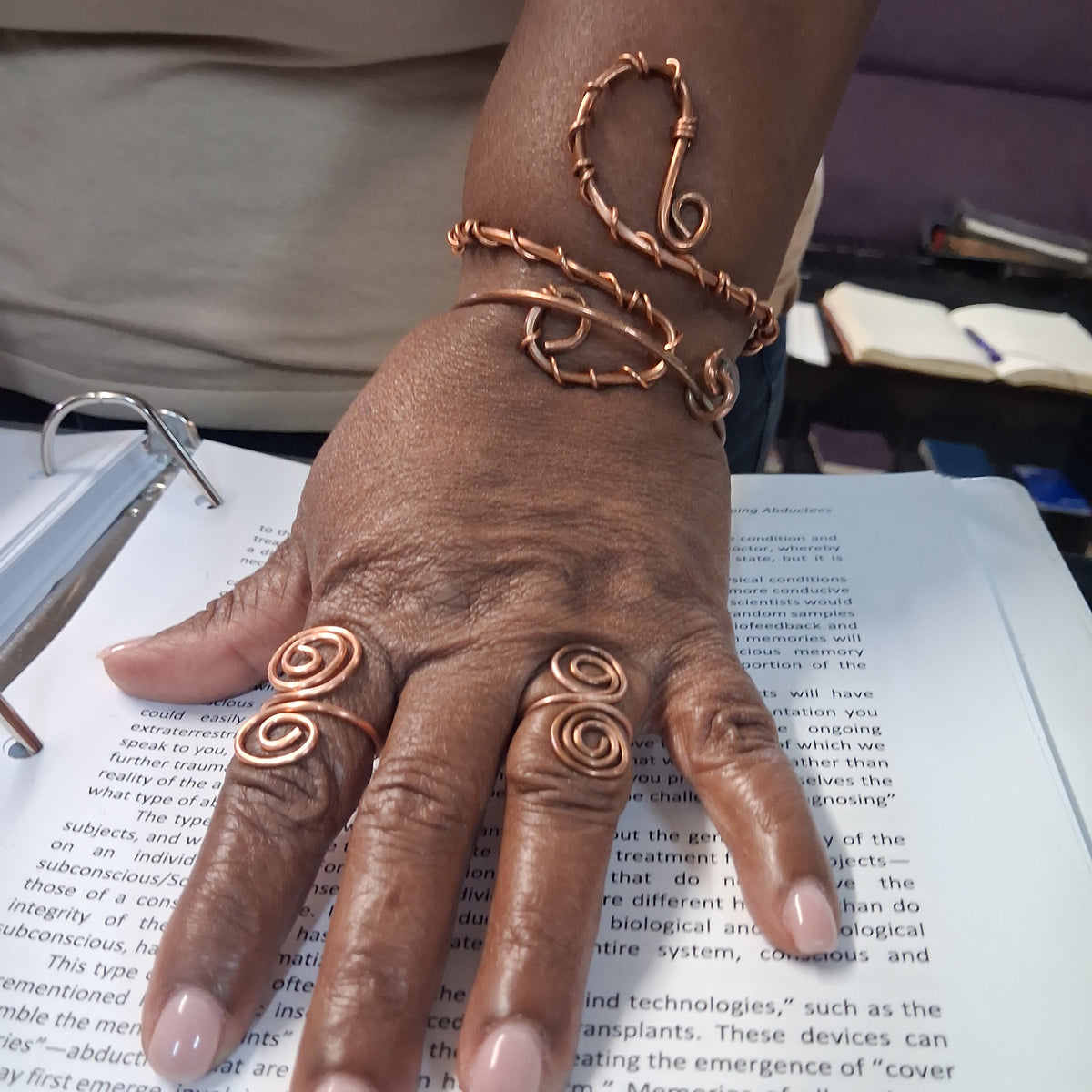 Copper Cuff Style 4