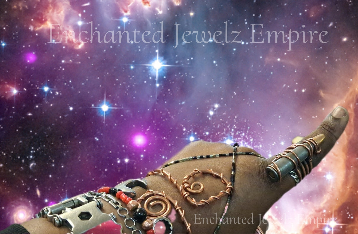 Crystal Copper Cuffs