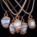 Faceted Moonstone Necklaces