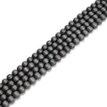 Gray Hematite Matte Round Beads 15.5" Strand: 8mmat Enchanted Jewelz Empire Metaphysical Store in Ft Lauderdale South Florida Broward