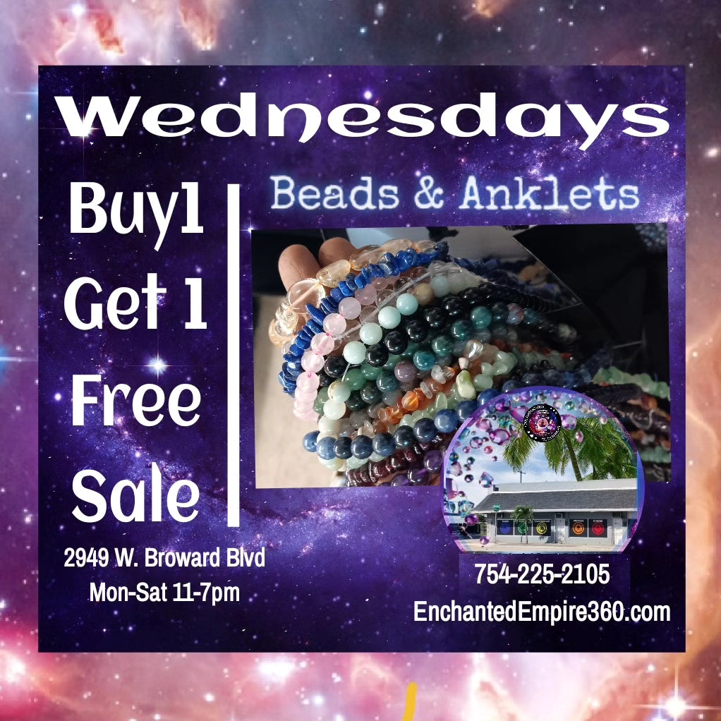 Buy 1 Get 1 Free: WEDNESDAYS ONLY: BEADS & ANKLETS