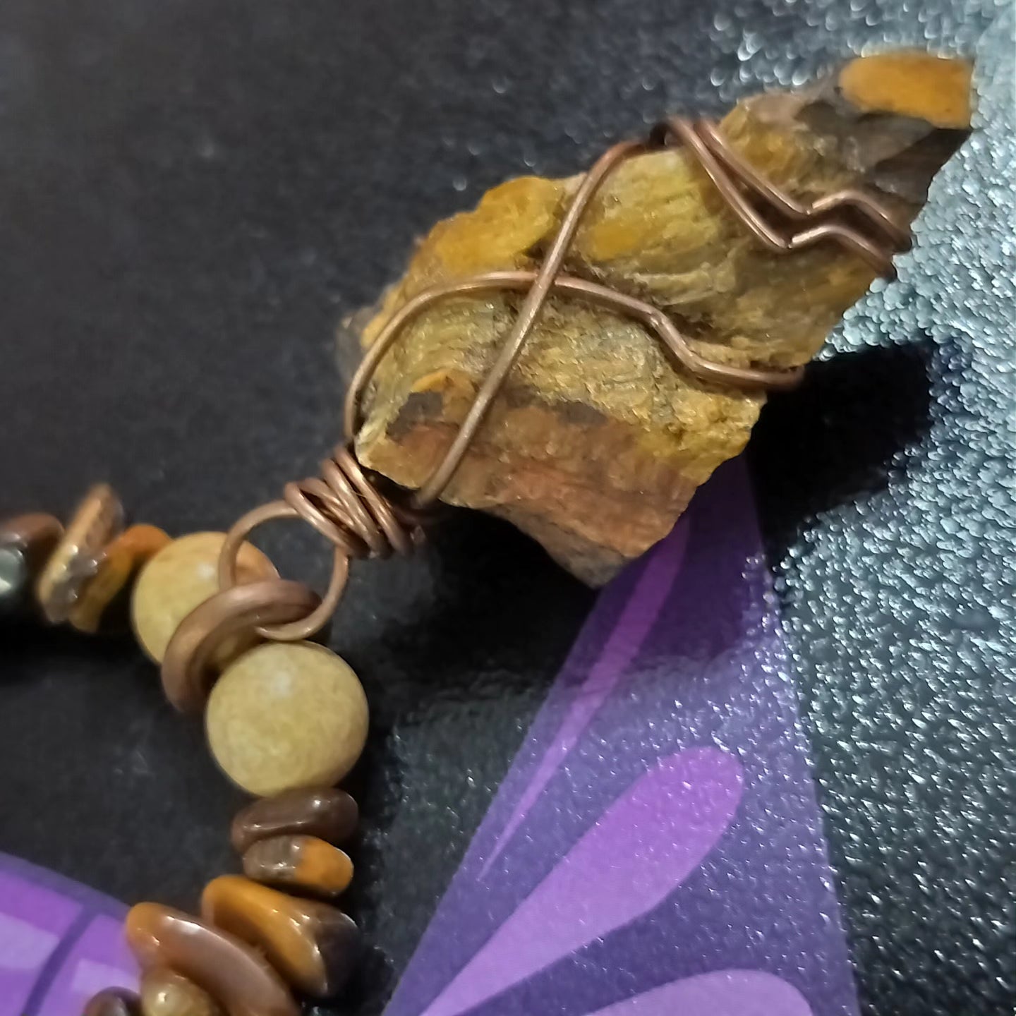 Tiger's Eye and Jasper Necklace