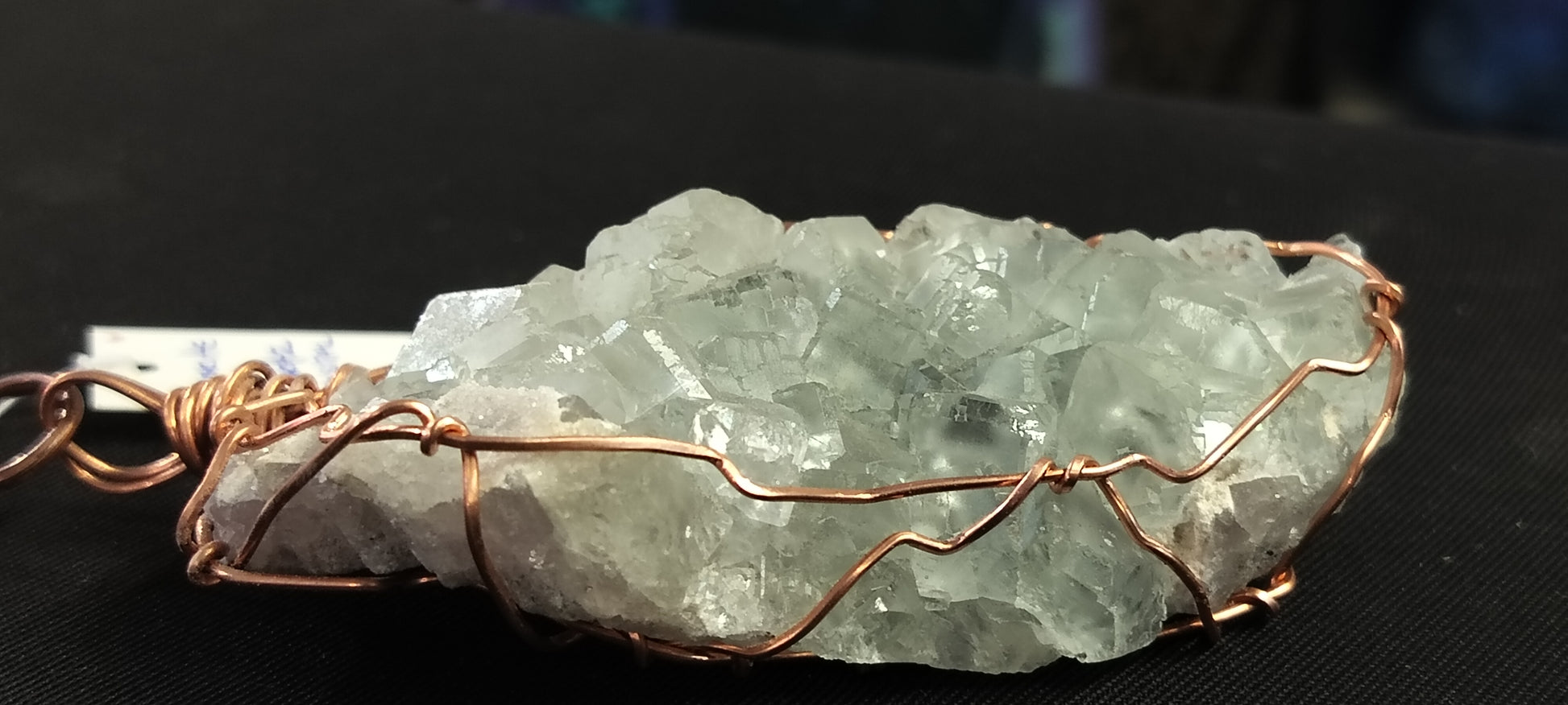 FLUORITE copper necklace 