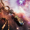 Labradorite Fish Necklace Connection to the Seas/Rivers