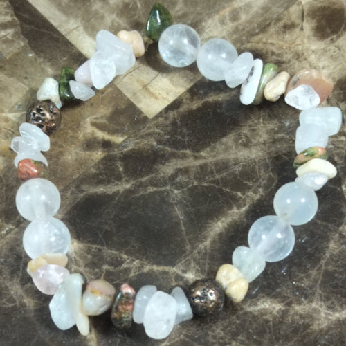 Rose Quartz love bracelet self love unakite Opal Ft Lauderdale Metaphysical store #feliciascissorhands Black owned Metaphysical business, wholesale and retail jewelry handmade usa