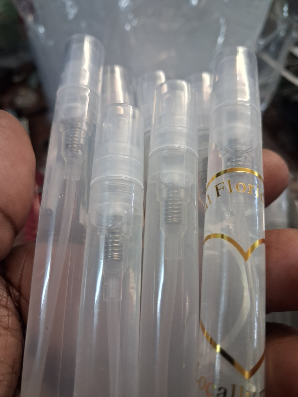 Florida Water travel size spray bottles