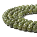 Natural Canadian Jade Smooth Round Beads Size 6mm 15.5'' Strand at Enchanted Jewelz Empire Metaphysical Store in Ft Lauderdale South Florida Broward