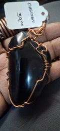 Large Obsidian Necklace