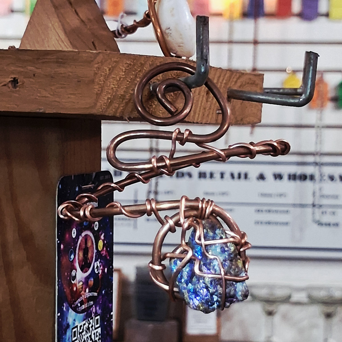 Crystal Copper Cuffs