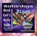 Buy 1 Get 1 Free: SATURDAYS ONLY: RINGS
