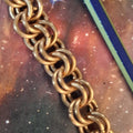 Men's Double Links Chain Copper Bracelet aka Chain-Mail