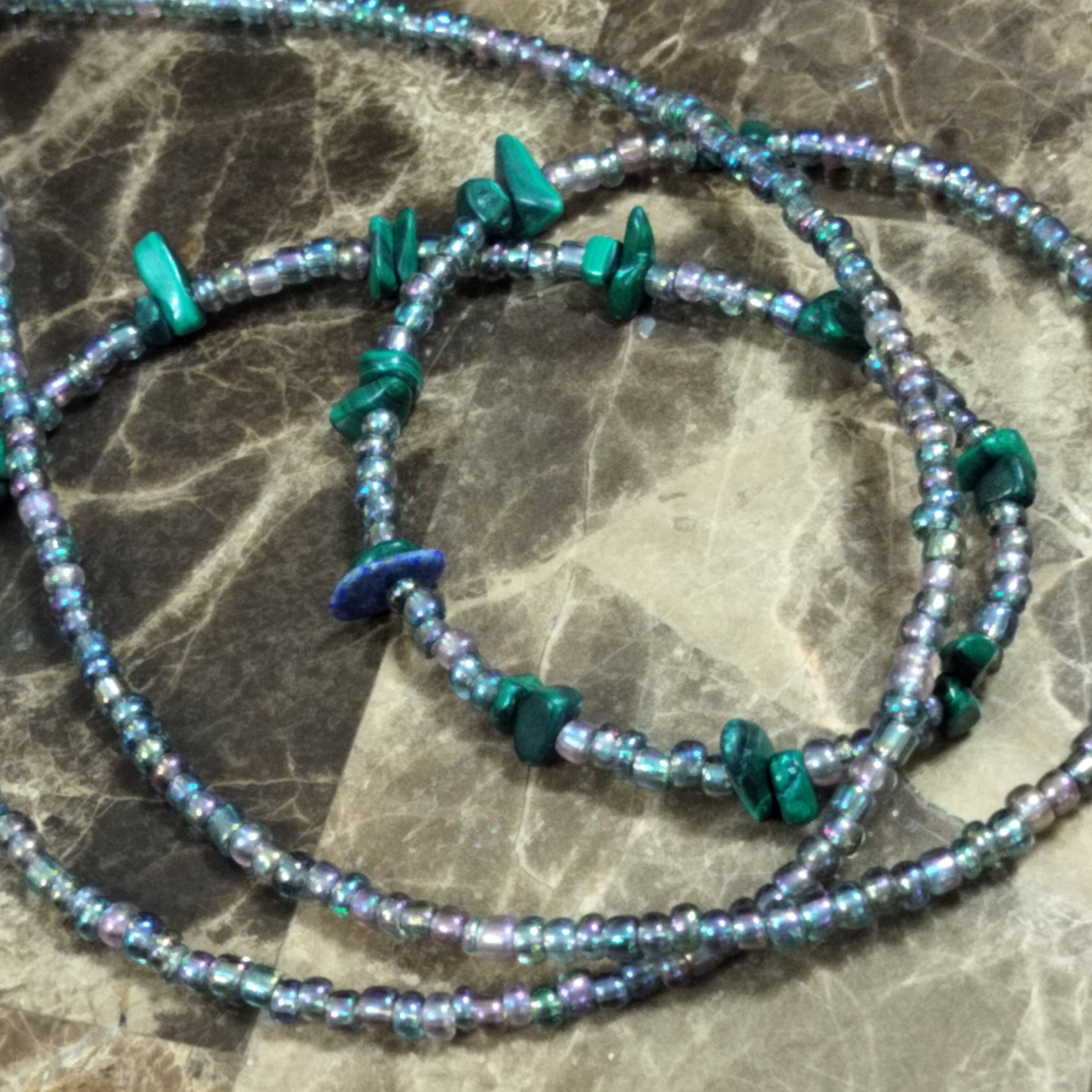 Malachite Waistbeads