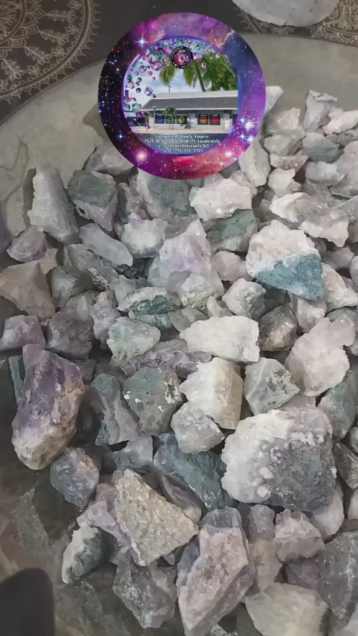 Box full of Amethyst Cluster Specimens