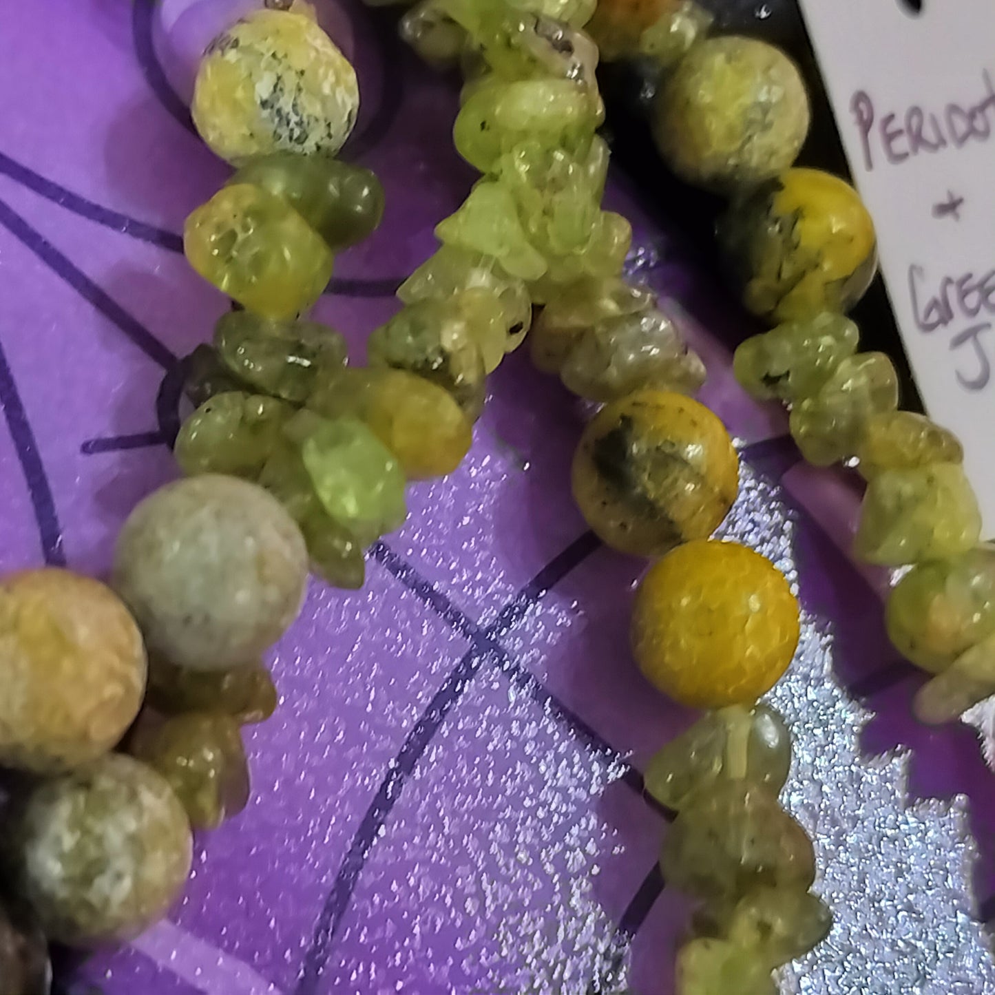 Peridot & Green Jasper Necklace