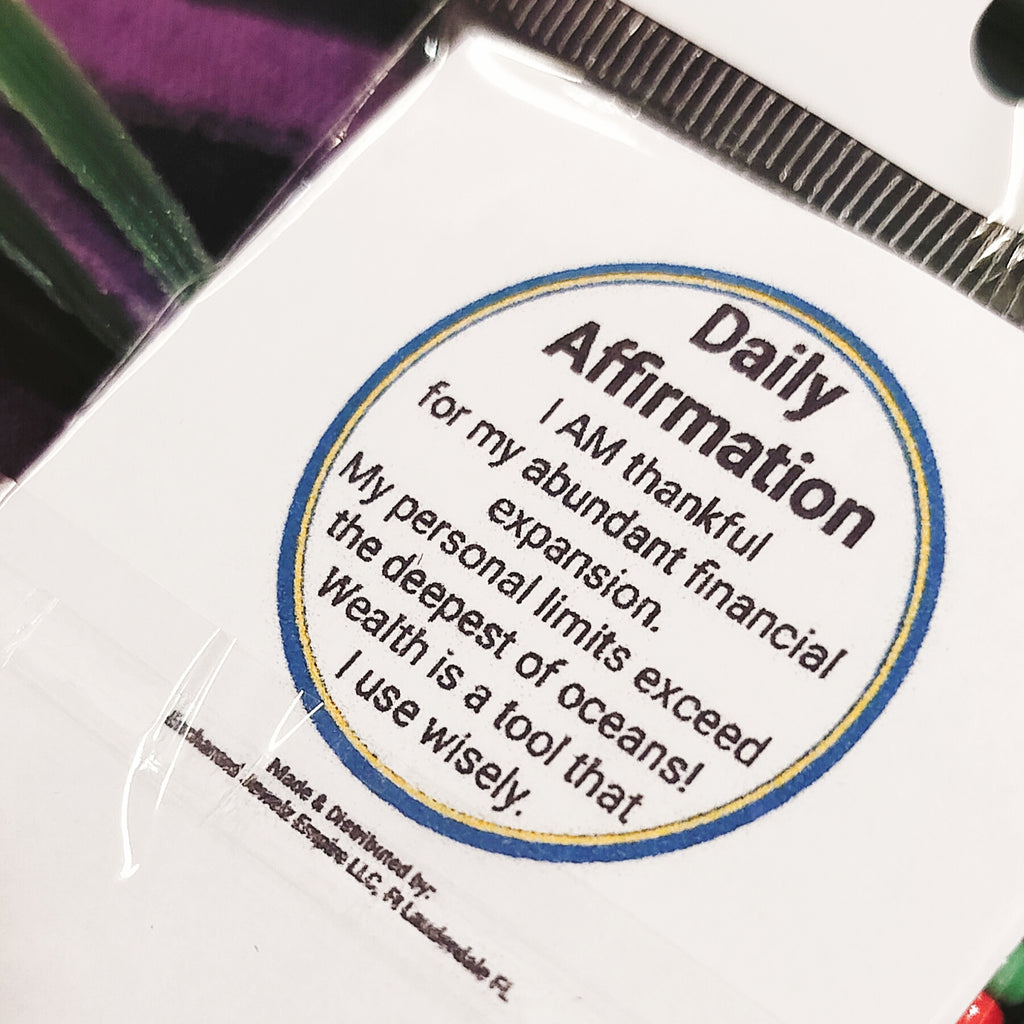 Olokun and Aje affirmation card by us.
Black owned Metaphysical business, wholesale jewelry