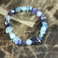 Spiritual growth bracelet amethyst moonstone quartz Lapis Lazuli turquoise Ft Lauderdale Metaphysical store #feliciascissorhands Black owned Metaphysical business, wholesale and retail jewelry handmade usa