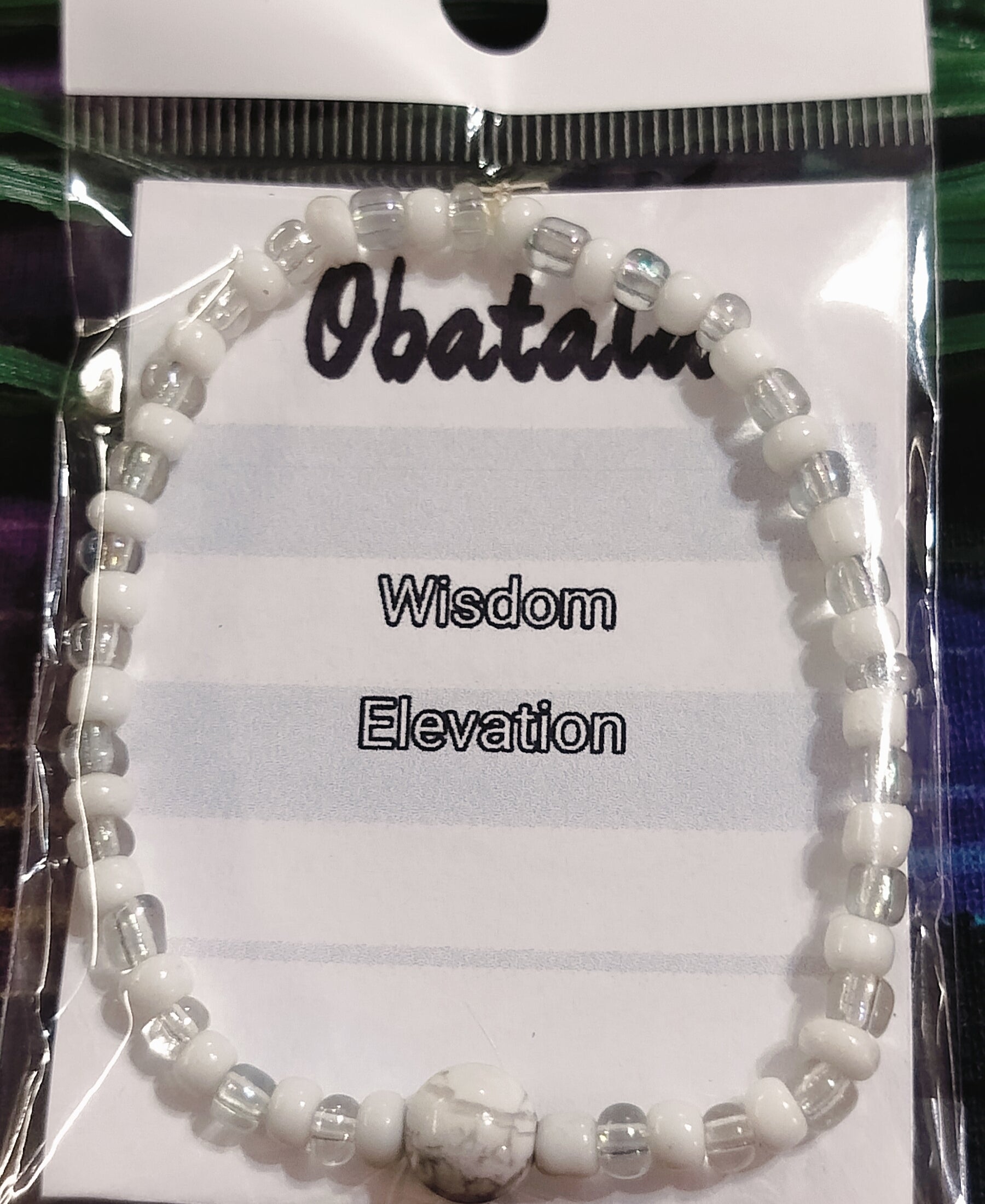 Obatala bracelet made by us
Black owned Metaphysical business, wholesale jewelry