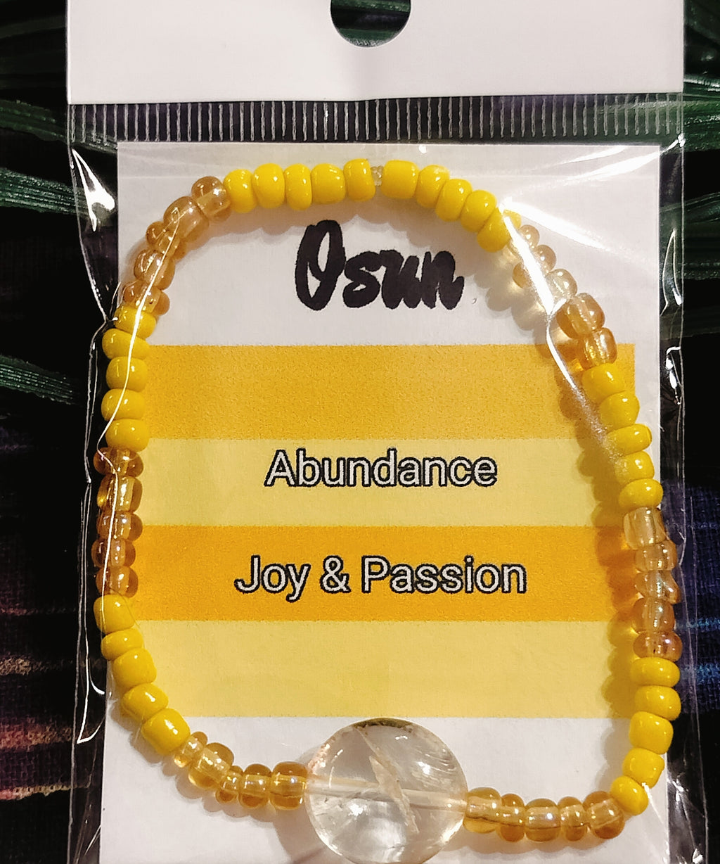 Osun bracelet made by us
Black owned Metaphysical business, wholesale jewelry