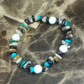 Mixed Stones gemstone bracelet Ft Lauderdale Metaphysical store #feliciascissorhands Black owned Metaphysical business, wholesale and retail jewelry handmade usa