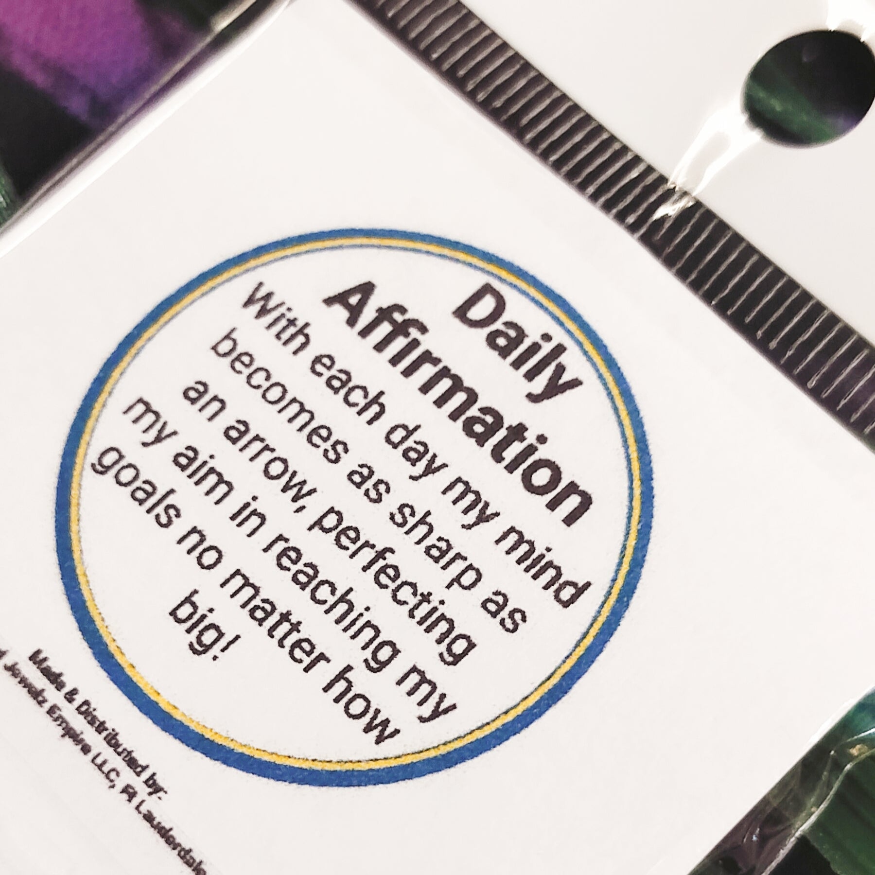 Ochosi Affirmation Card
Black owned Metaphysical business, wholesale jewelry