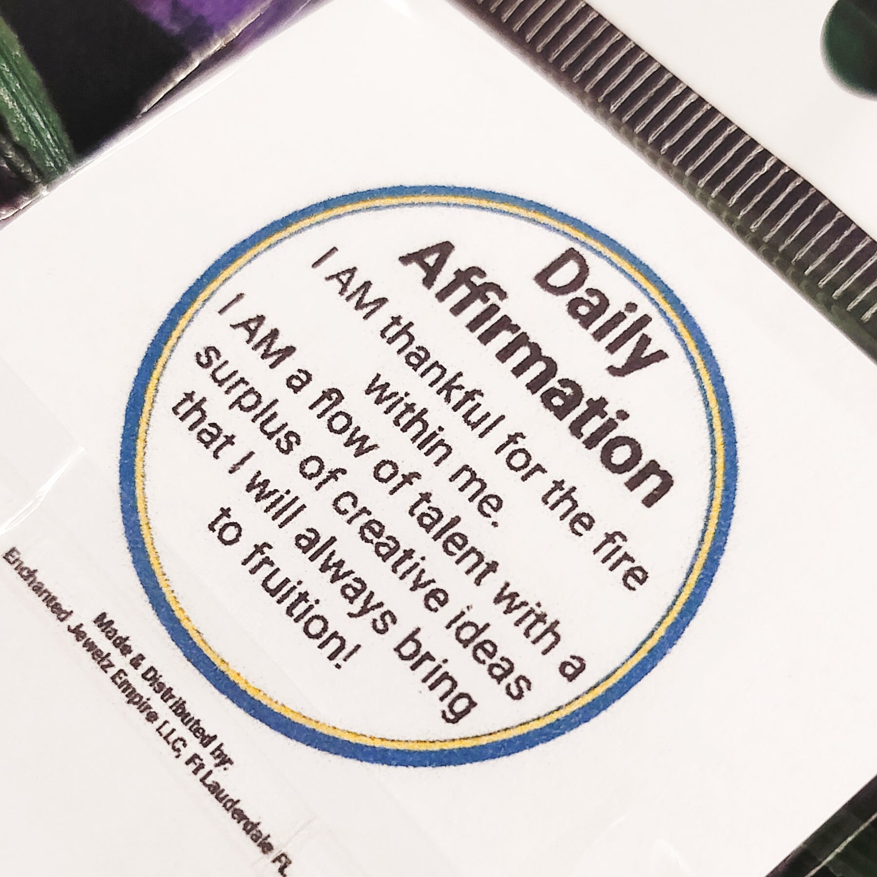 Shango Affirmation card
Black owned Metaphysical business, wholesale jewelry