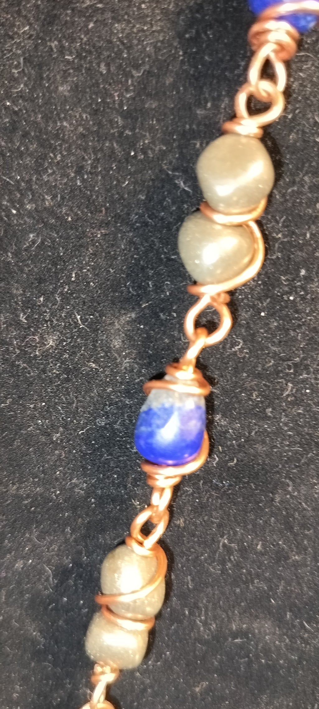 Lapis Lazuli copper necklace 