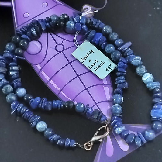 Lapis Lazuli and Sodalite Necklace