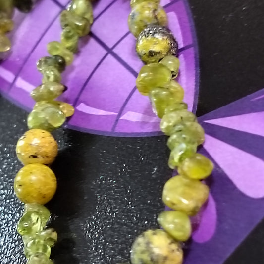 Peridot & Green Jasper Necklace