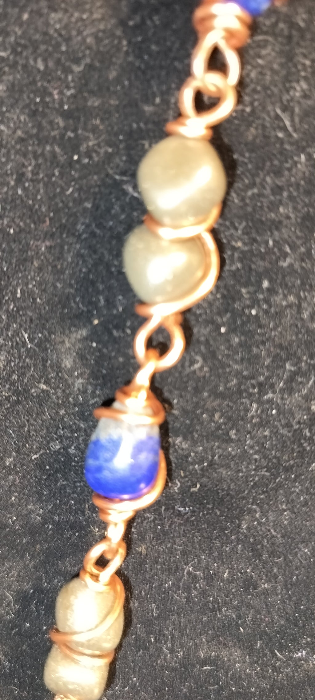 Lapis Lazuli copper necklace 