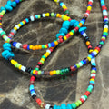 Turquoise multicolor Waistbeads
