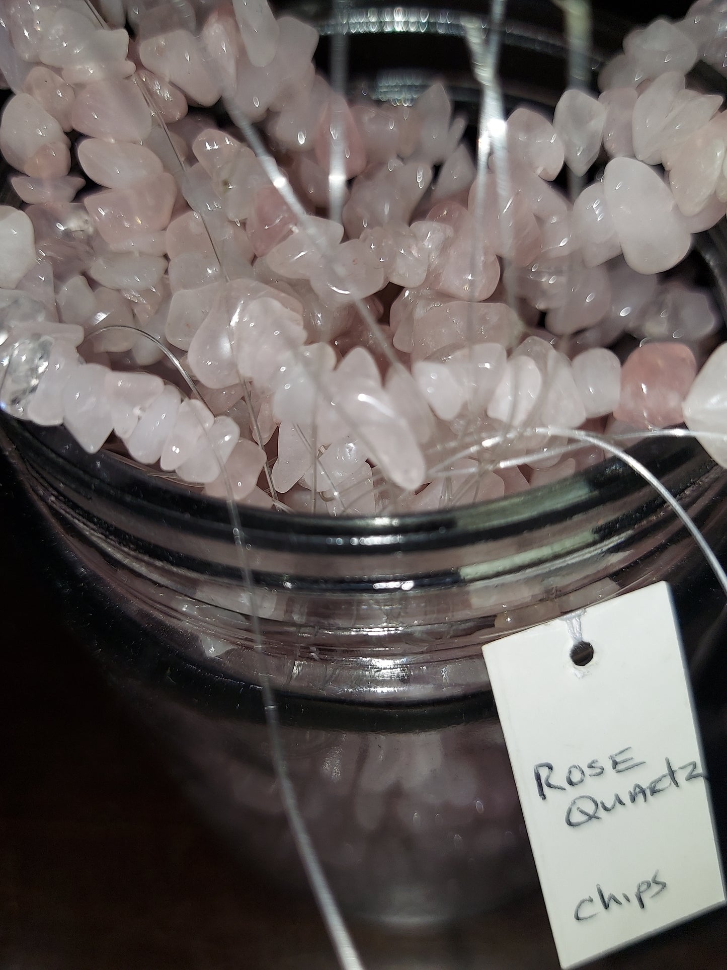 Beads: Rose Quartz Chips