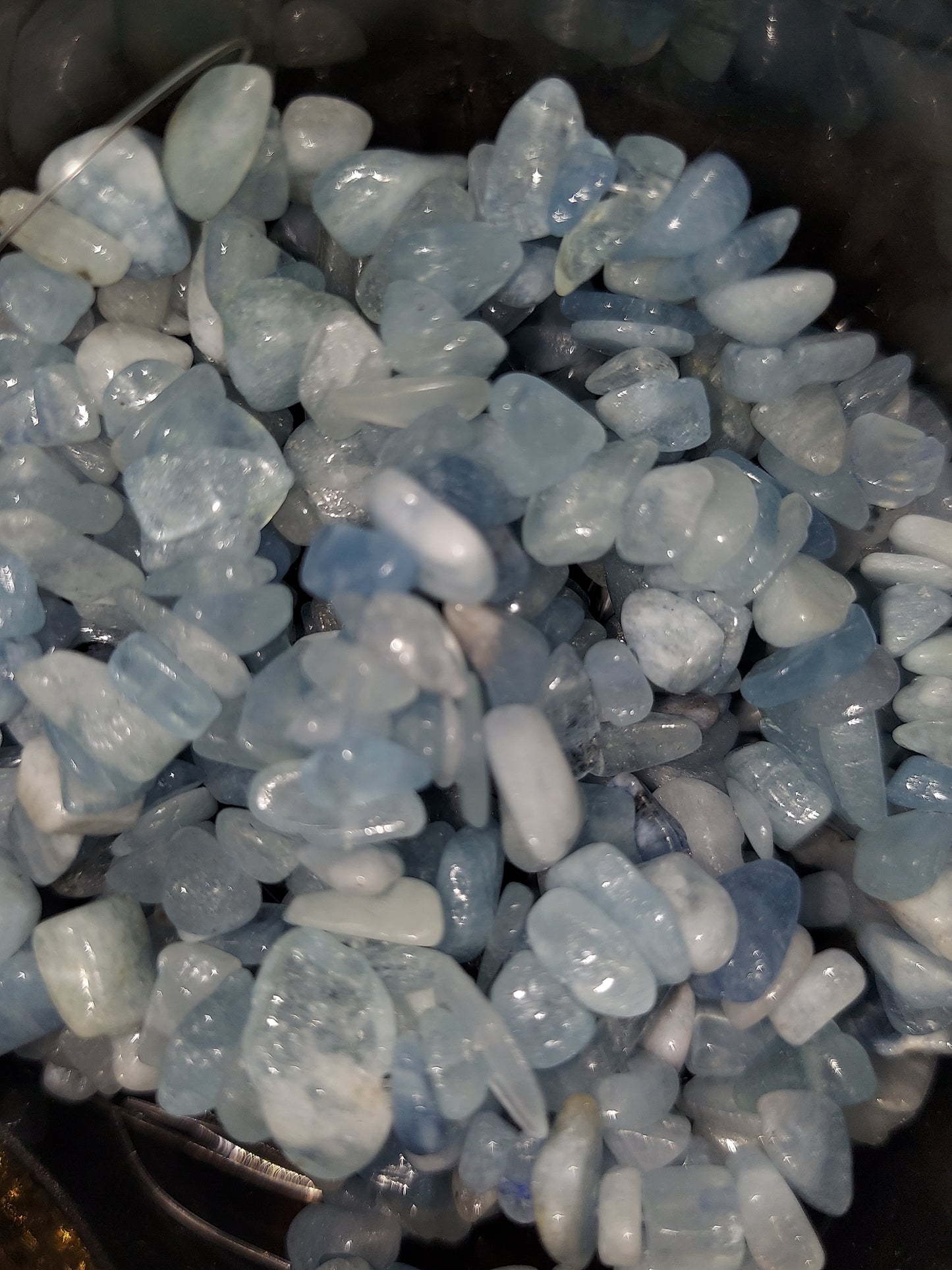 Beads: Aquamarine Chips