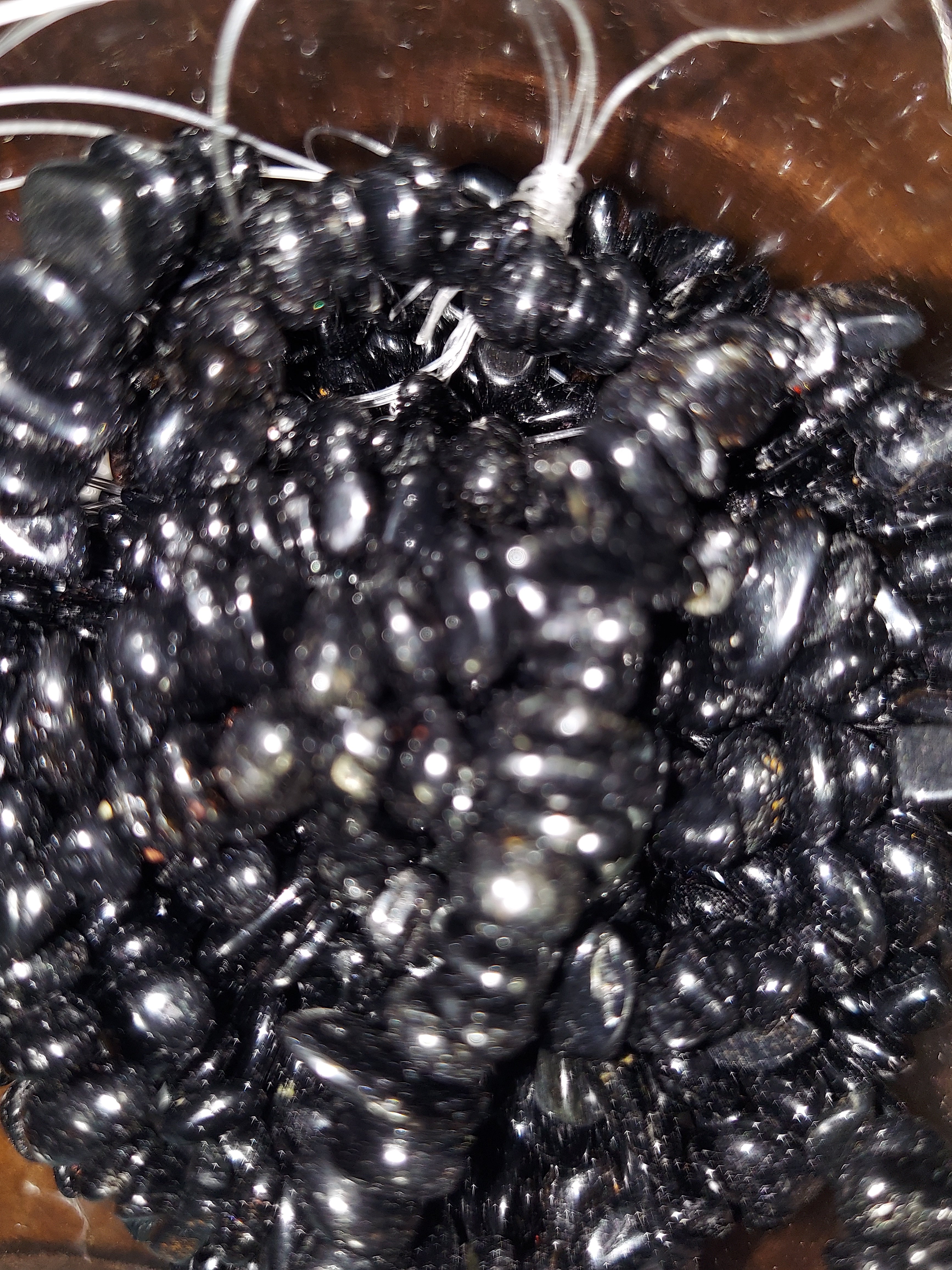 Beads: Black Agate Chips