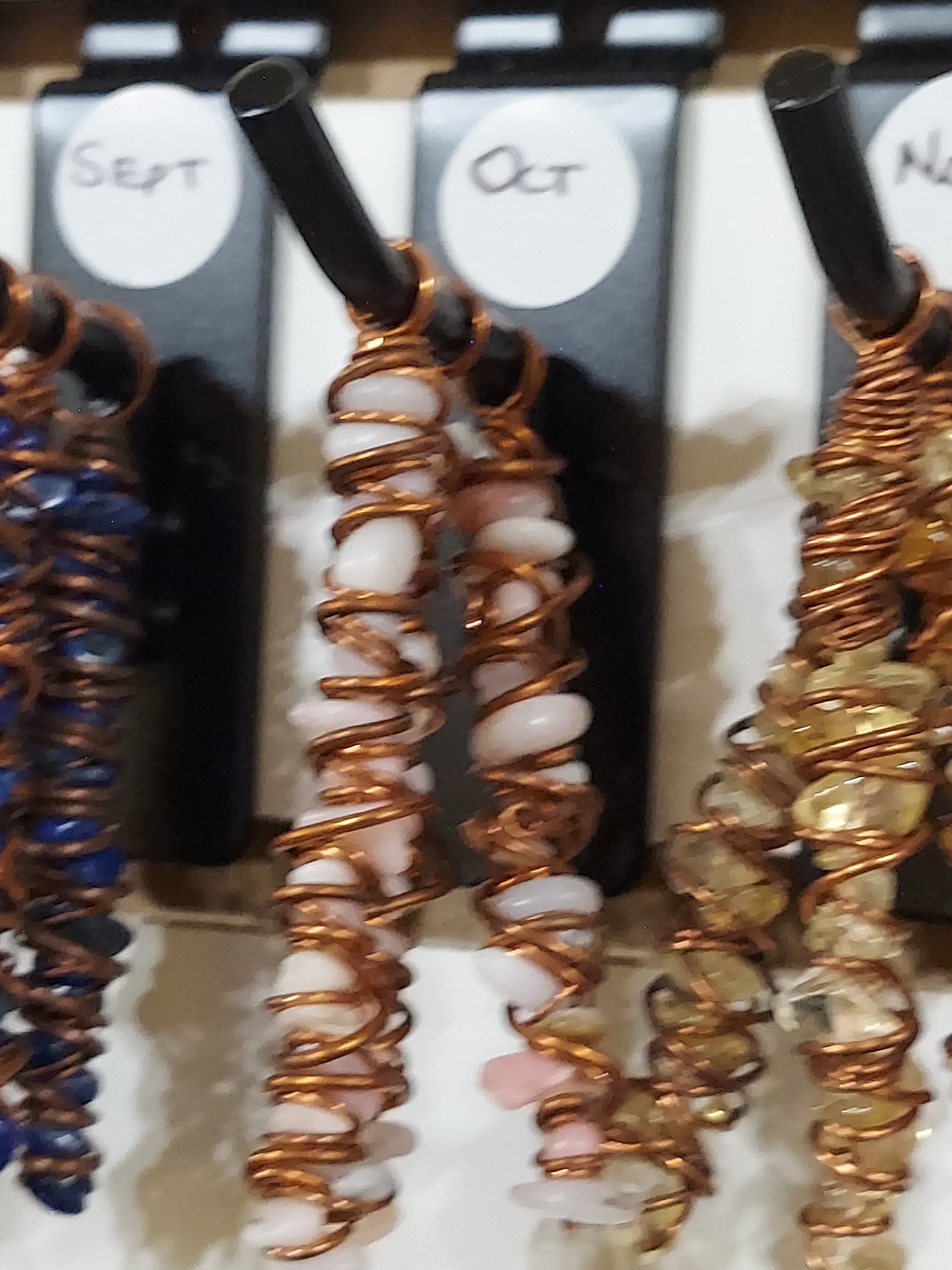 October Pendant on Necklace Rope