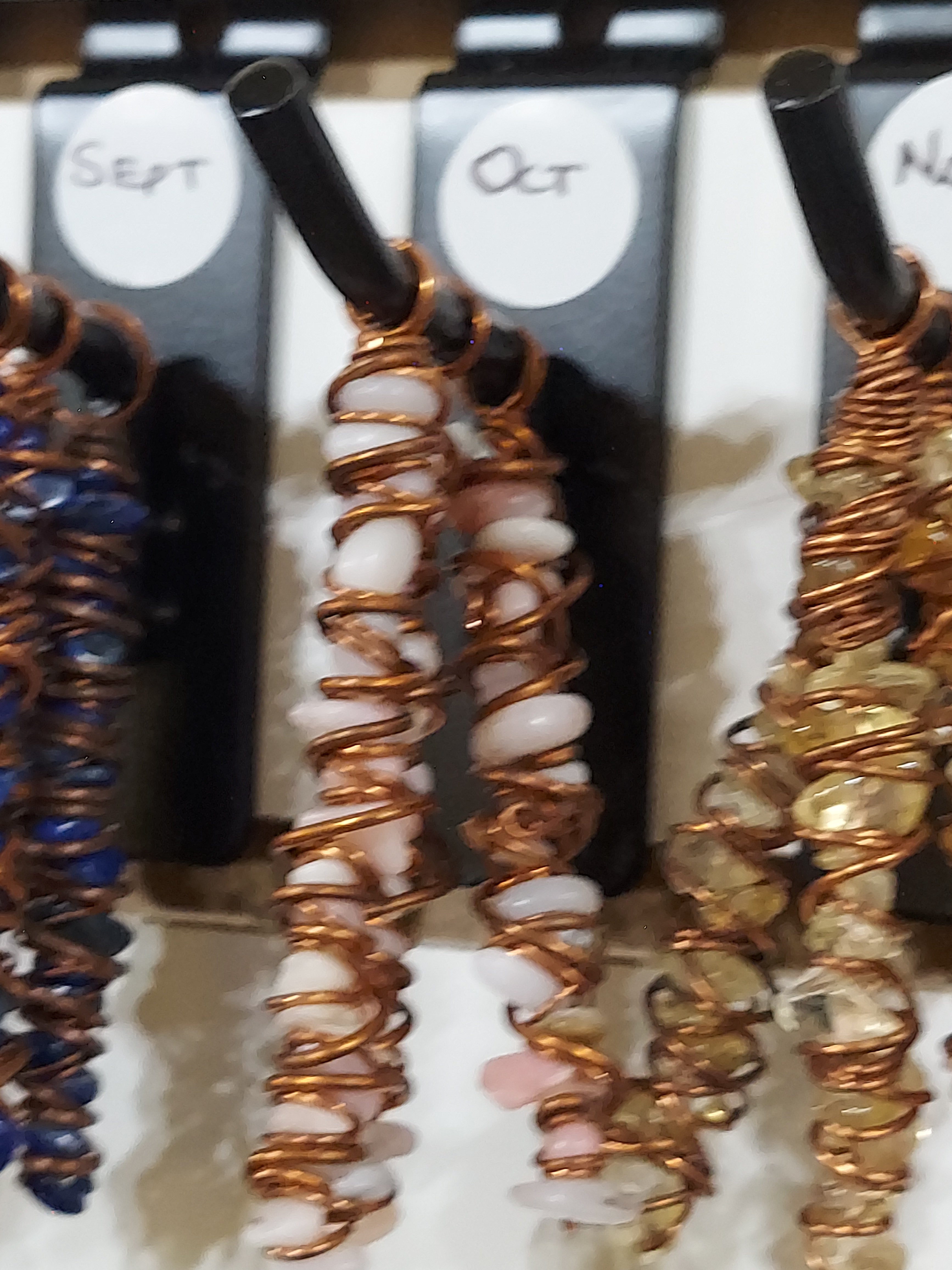 October Pendant on Necklace Rope
